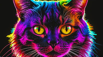 Blender with Stable Diffusion XL Tutorial - Psychedelic cat