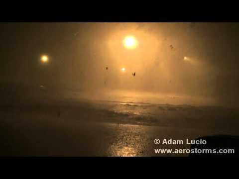 Riding Out a Tornado Warning. Carnegie, Oklahoma 4-13-12