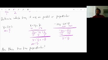 4.5- Write Equations of Parallel and Perpendicular Lines- Algebra 1