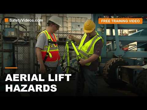 Aerial lift hazards falls tip-overs and falling objects video preview