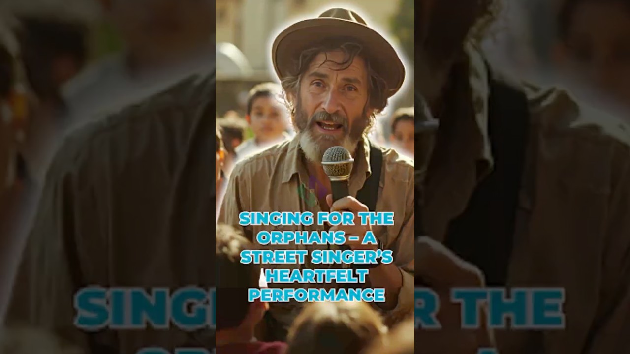 Singing for the Orphans – A Street Singer’s Heartfelt Performance 