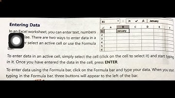 Class-5 Chapter-8 Subject-Computer (part-3) Introduction to MS Excel