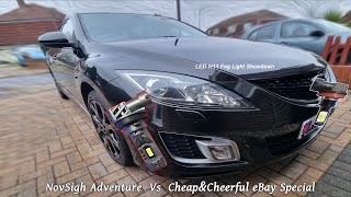 Novsight Compact N63 Led Vs Cheap&Cheerful Led Fog Light On 2010 Mazda 6 Gh