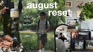 august reset vlog | life updates, hiking, lollapalooza prep, monthly planning, + friends