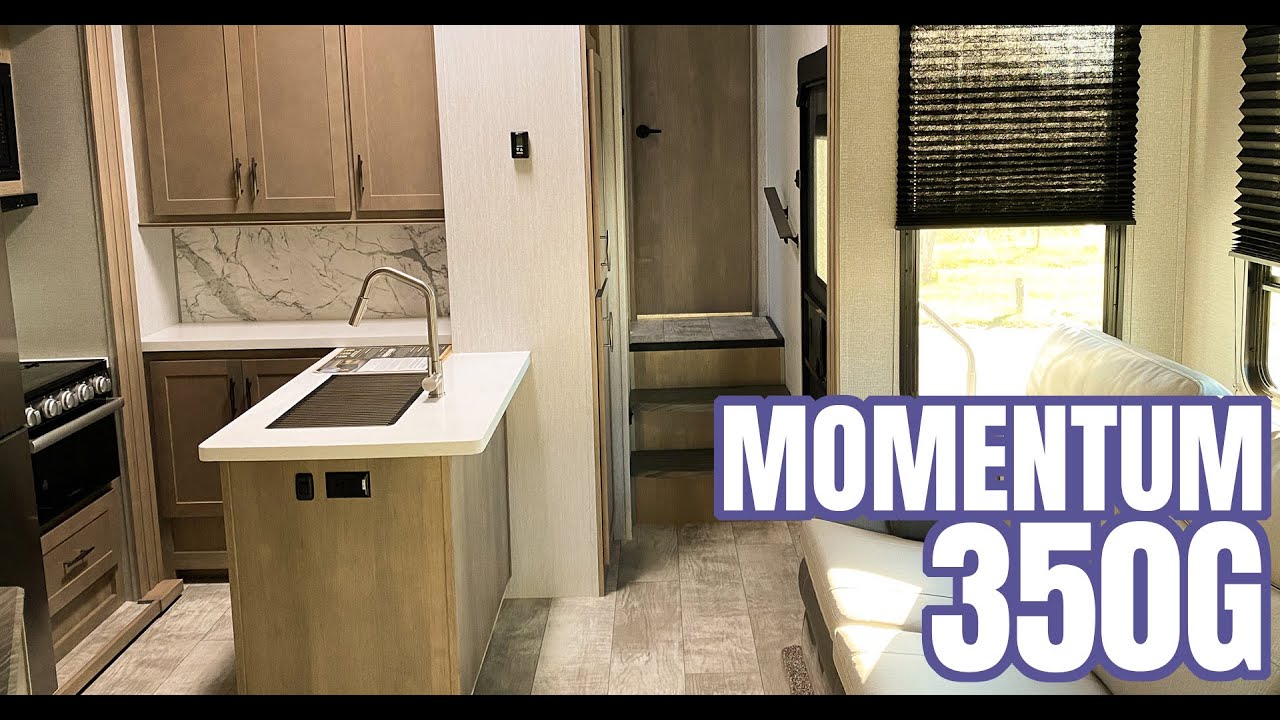 Momentum 350G Toy Hauler 14 ft garage YouTube