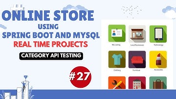 Category API Testing | Online Store  Part - 27 | ecommerce website project | Spring Boot and MySQL