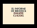 El Informe de Brodeck Philippe Claudel