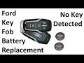 Ford Key Fob Battery Replacement