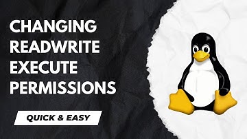 CHANGING READ, WRITE, and EXECUTE PERMISSIONS in Terminal in Linux (Ubuntu) Kali Linux