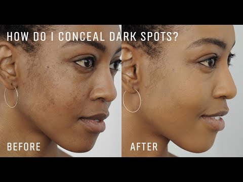 How To Cover Dark Spots and Even Out Skin from | Complexion Tutorial | Brown - YouTube