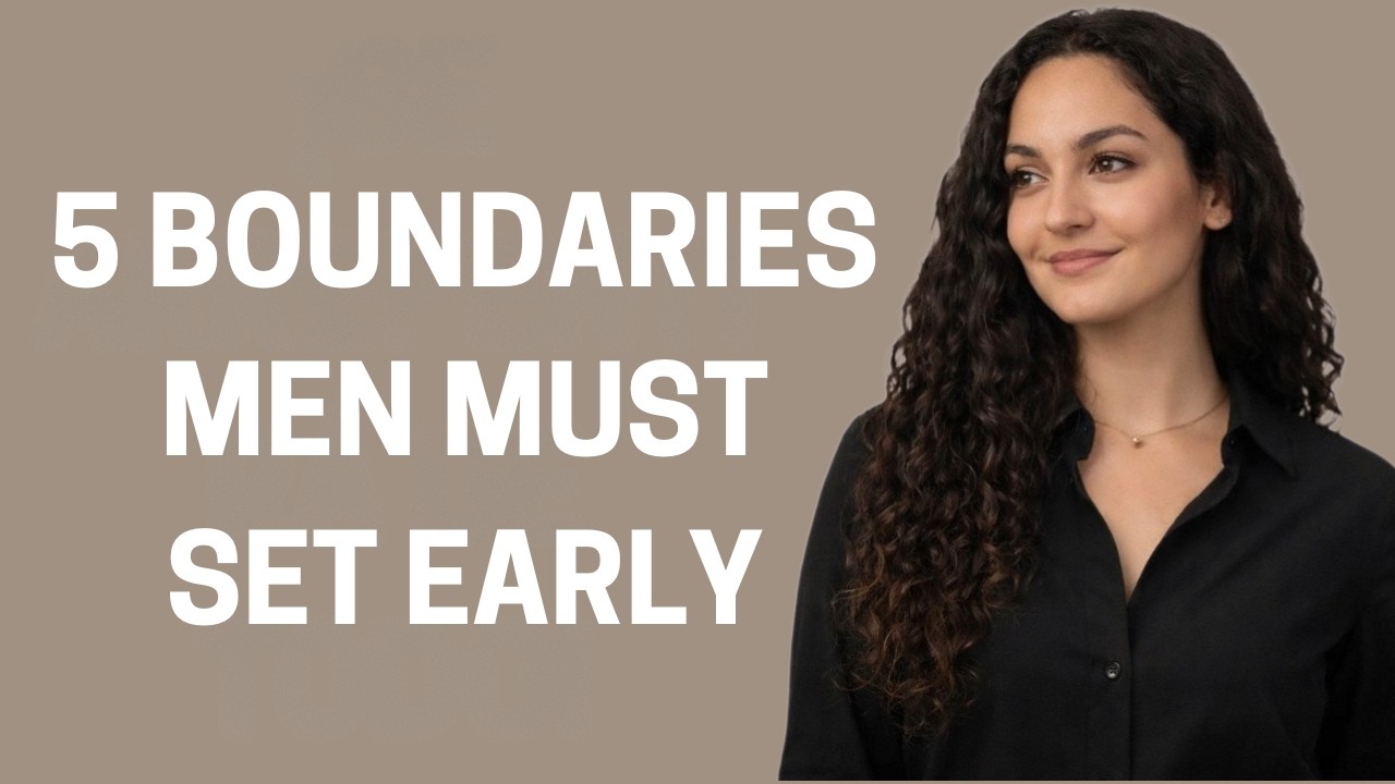 5 Boundaries Men MUST Set Early or She’ll Walk All Over You | Female Psychology