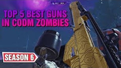 Top 5 Best Guns in Cod mobile zombies in 2024