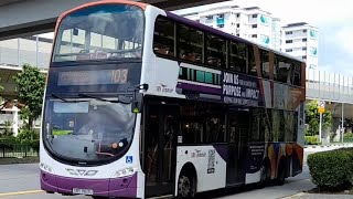 (SBS Transit Full Body Advertisement) SBS3163U(HGDEP 90) On Service 103 At Yishun Avenue 2