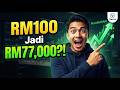 Rahsia Gandakan RM100 Sebulan Menjadi RM77,000! 📈 (Kuasa Mula Awal)