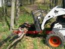 Bucket -less Grapple Skid Steer Fork Loader Attachment Quick Spade Bobcat Deere
