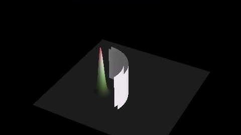 Time - Dependent Scattering from a Quarter - Circle Barrier in the Causal Interpretation