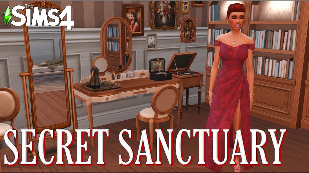 The NEW Secret Sanctuary Kit from The Sims 4 - All Items, CAS & Room Build!