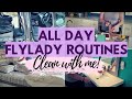 ALL DAY CLEAN WITH ME! // My Flylady Cleaning Routines! // 2020 CLEANING MOTIVATION