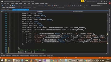 Simple Business Application using Ui-Grid by Angular 1.5 and CRUD using EF, webapi(Part6)
