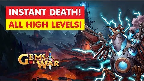 Gems of War Tower of Doom! Best One Shot Kill Fast Team?