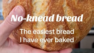 No-Knead Bread, the easiest homemade bread recipe