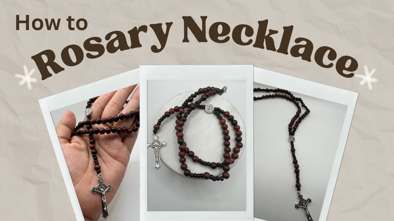 Buy Memoir Wooden Striped Ovals Bead Christian Rosary Prayer Beads Necklace  Christian Jesus Jewellery (RBKL7734) Online In India At Discounted Prices