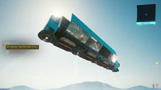 How to jump Trauma Team AV, Patch 1.31 Cyberpunk 2077. (After the Heist). Whole ride.