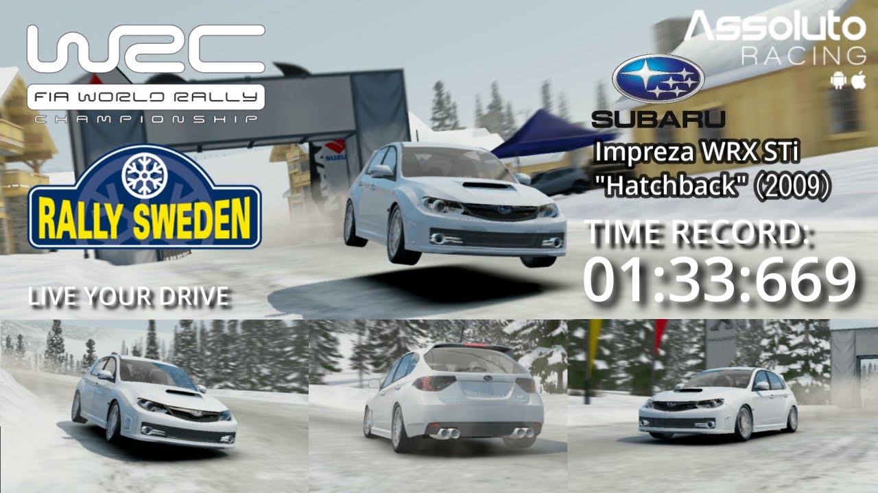 Assoluto Racing | Subaru Impreza WRX STi '09 - Rally Sweden [1:33:669] (Gameplay)