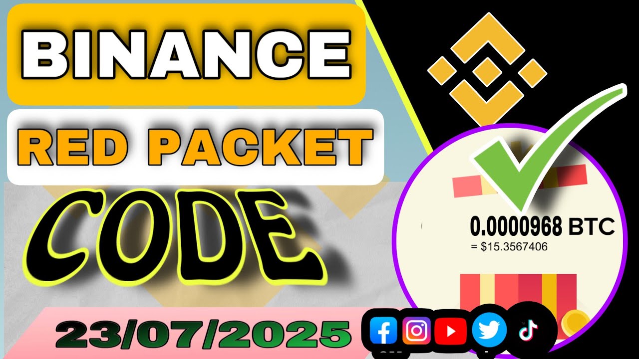 Binance Red Packet Code Today | Red Packet Code In Binance Today | Red ...