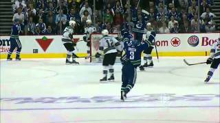 Kevin Bieksa 2OT gamewinner, series clincher (CBC) 5/24/11