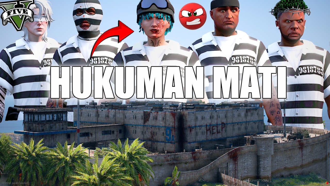HUKUMAN MATI !! JOHAN MENCOBA KABUR DARI PENJARA TERKETAT DAN TERSERAM !! GTA 5 ROLEPLAY