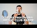 Wet shave review of feather professional artist club safety razor