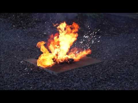 Lithium battery fire