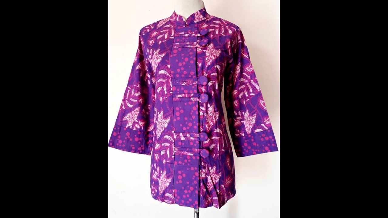  BAJU  BATIK  ELEGAN  MODEL  BAJU  KERJA  YouTube