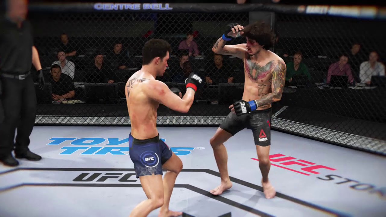 UFC 3 Body HookRoundhouse Kick Combo Fadeaway YouTube