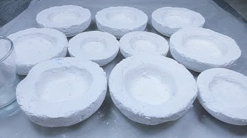 HydrOphoBic Bowl Full Water & Smashed | Crispy | Satisfying | ASMR