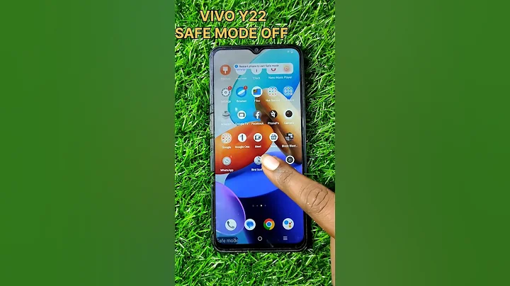 How To Off Safemode From VIVO Y22 ⚡ VIVO Y22 Mobile Se Safe Mode Kaise Hataye 🔥🔥 #shorts #safemode