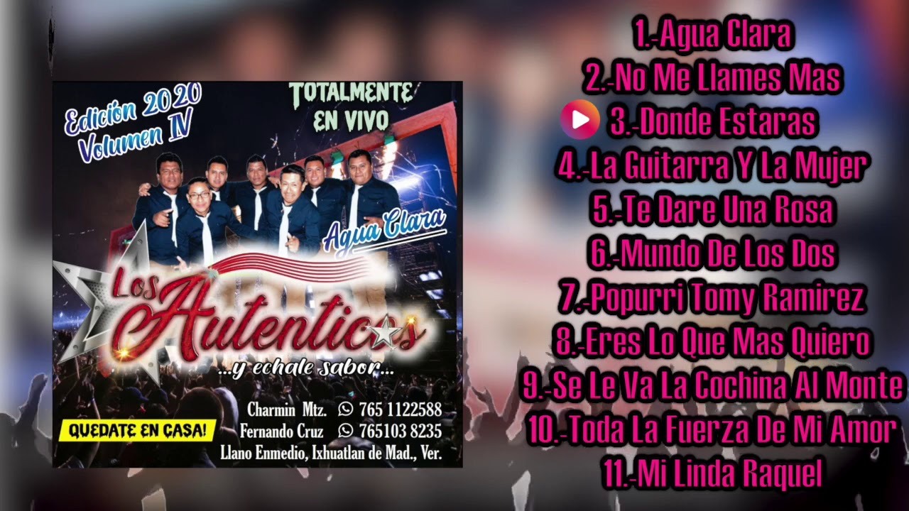 Los Autenticos - Completo - Lo Mas Nuevo Agosto 2020