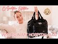 WHATS IN MY HOSPITAL BAG🤰🏼👶🏼C SECTION EDITION | ELECTIVE THIRD C SECTION | Emma Nightingale