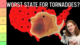 Every US State Ranked By Tornado Activity - Tornado State Tier List