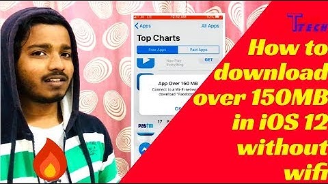 How to download over 150MB Apps in iOS 12 without WiFi In iPhone-[Gear Tech]