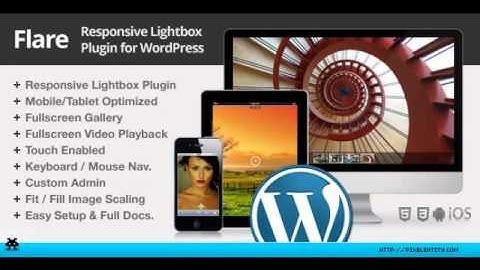 Preview Flare - Responsive Lightbox WordPress Plugin