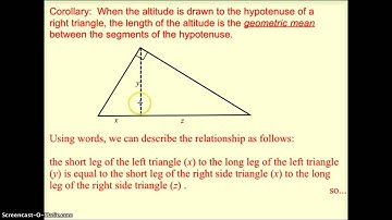 Geo 8.1 Similarity in Right Triangles