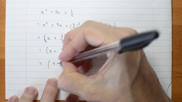 3 Completing the square using fractions