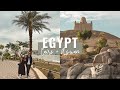 egypt vlog 2022 | missed our flight to cairo, held a baby crocodile in aswan nubian village | pt 1