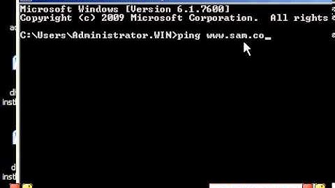how to testing alias rec  in windows server 2008