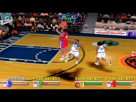 NBA Jam Extreme - PS1 Gameplay (4K60fps)