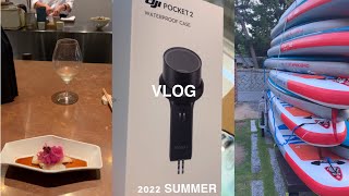 VLOG）2022SUMMER）SUP Sea ​​bathing Gadget djiPocket2