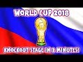 🏆KNOCKOUT STAGE in 2 MINUTES - WORLD CUP 2018🏆 (Parody Goals Highlights)