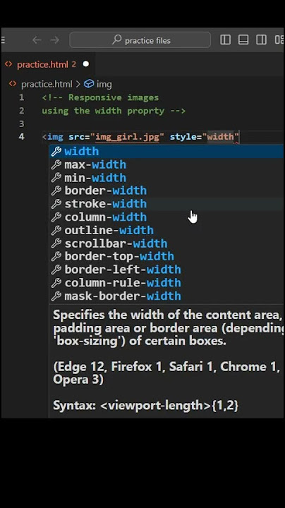 Responsive images | #html #code #coding #frontend #webdesign #webdevelopment #programming